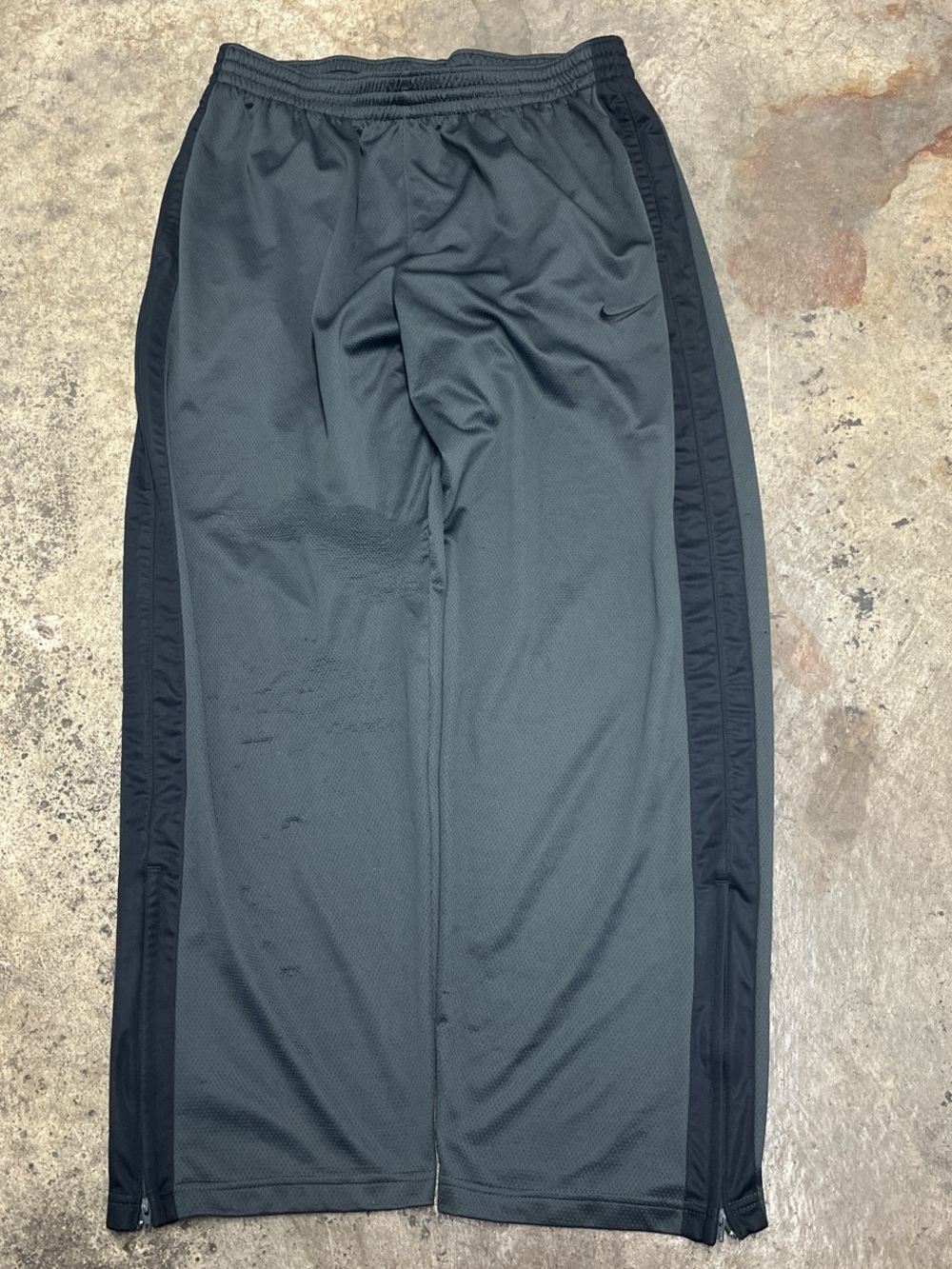 Retro Nike Dri-fit Track Pants Men’s Large Black Loose Breathable Sports 00s